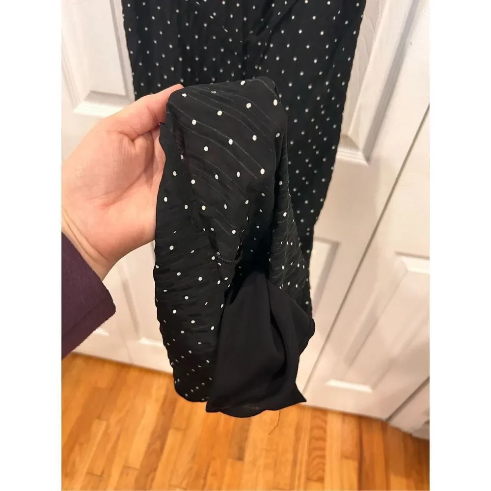 Lulus Charming Ways Black and White Polka Dot Culotte Jumpsuit - Picture 9 of 11